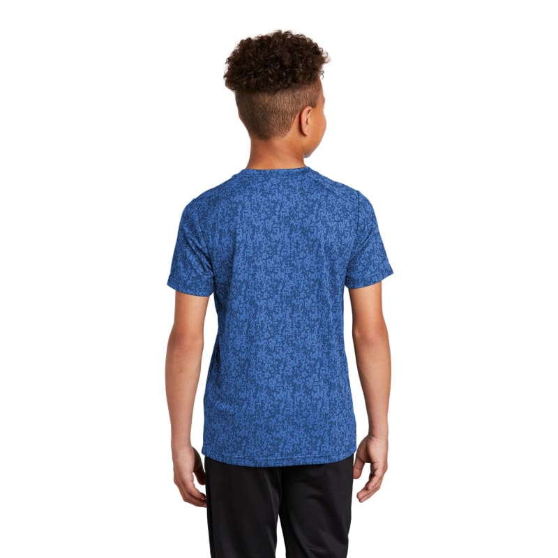 Sport-Tek Youth Digi Camo Tee. 15