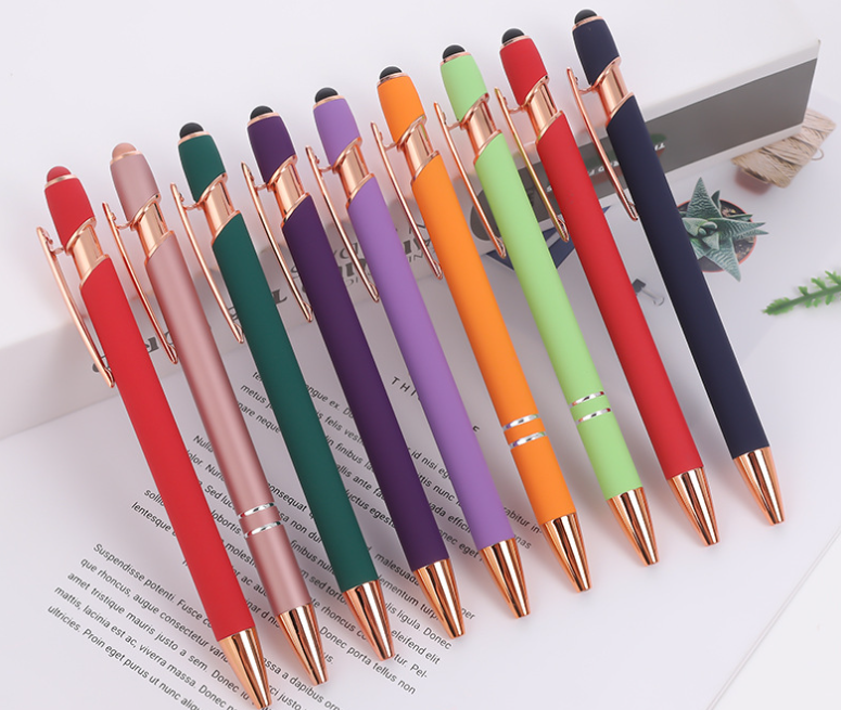 Soft-Touch StylusMetal Pens (Rose Gold) 2