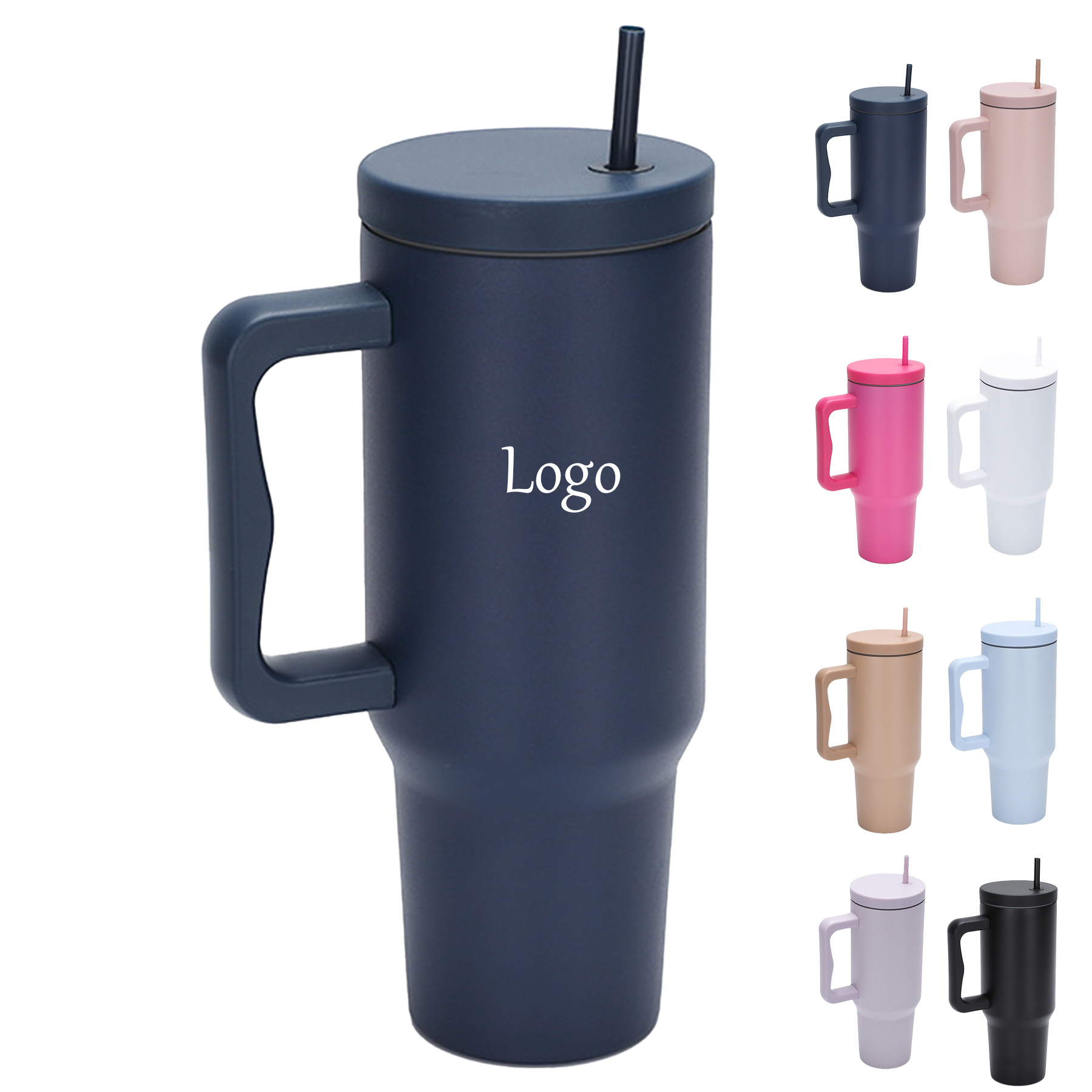 Large Capacity Travel Cup with Straw 5