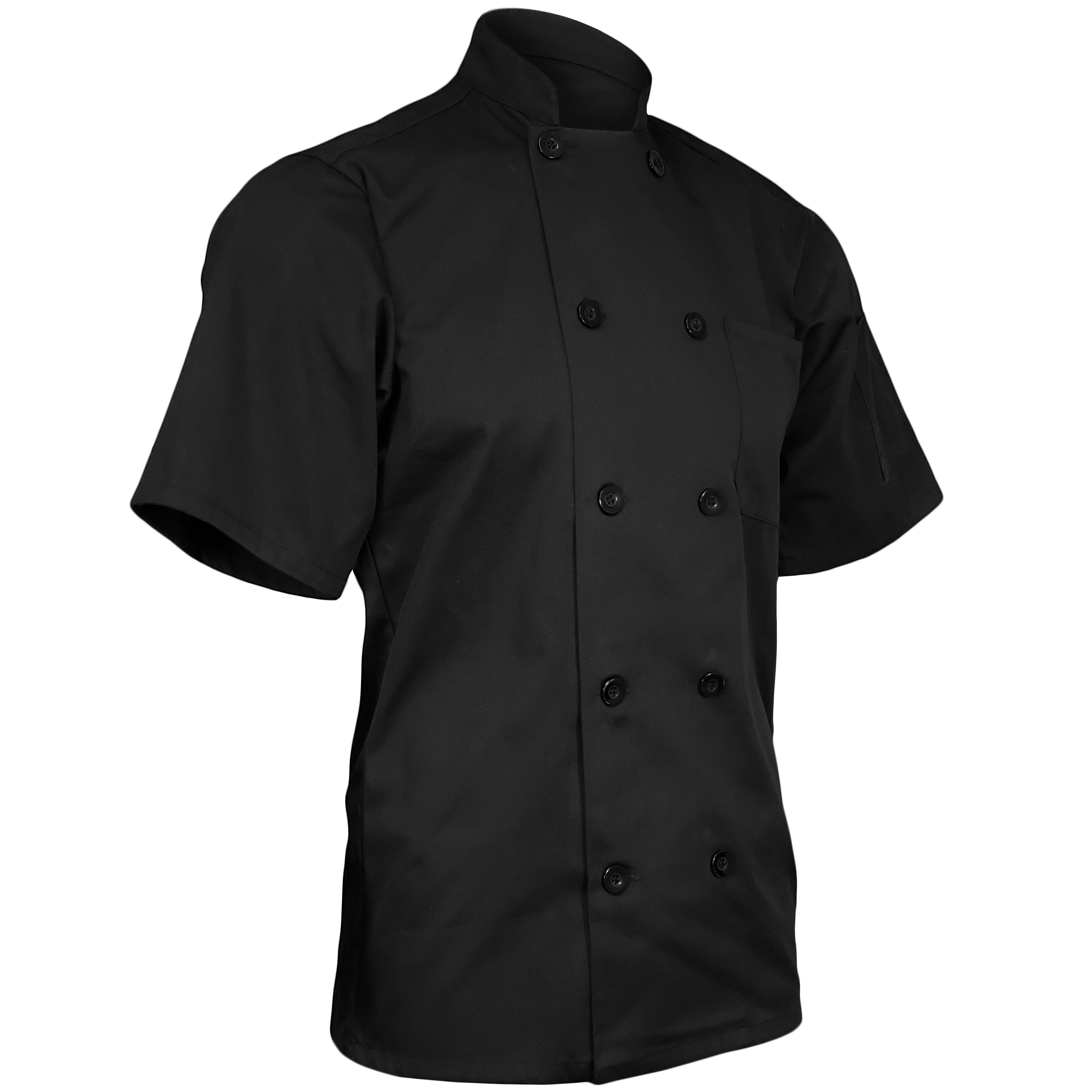 Classic Chef Coat with Short Sleeves (BLANK) 8