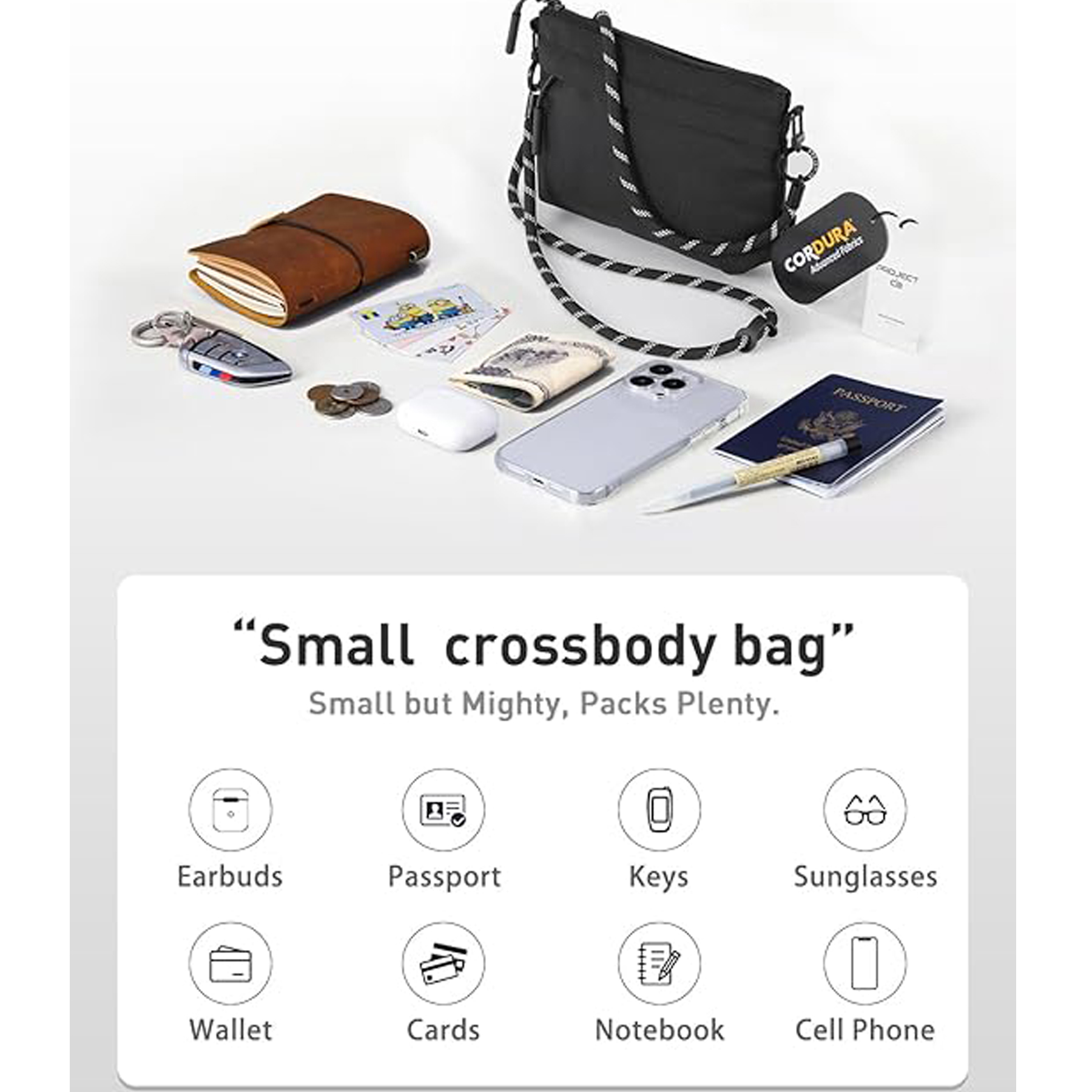 Unisex Crossbody Travel Bag 4