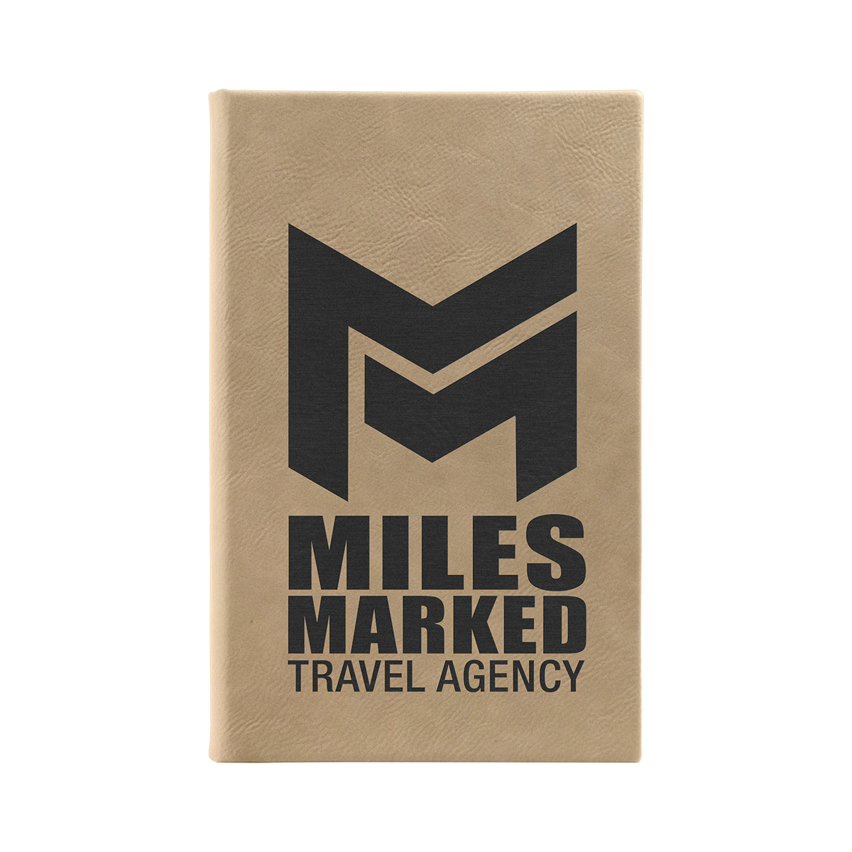 5" x 8" Light Brown Leatherette Journal