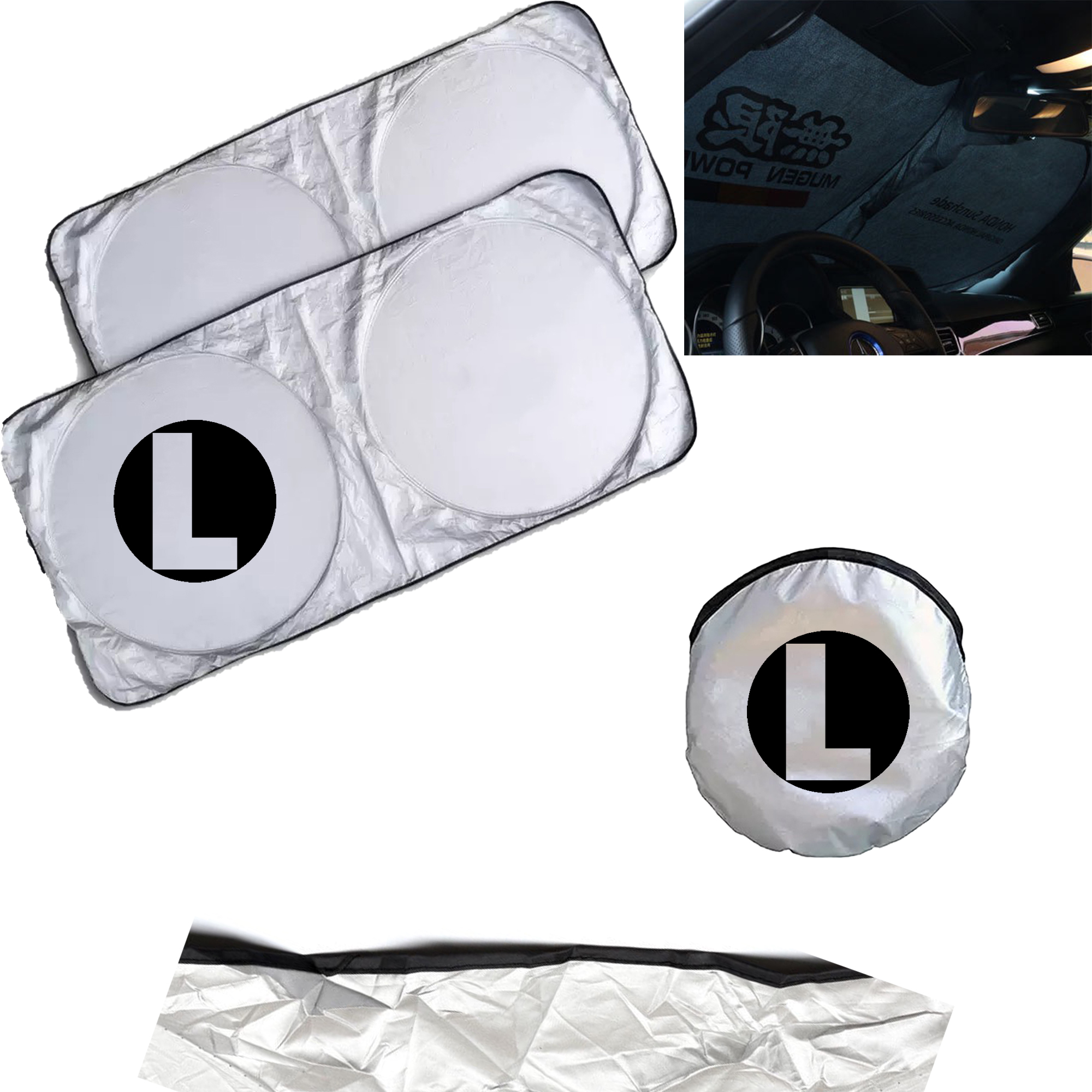 Foldable Dual-Ring Car Sunshade 5