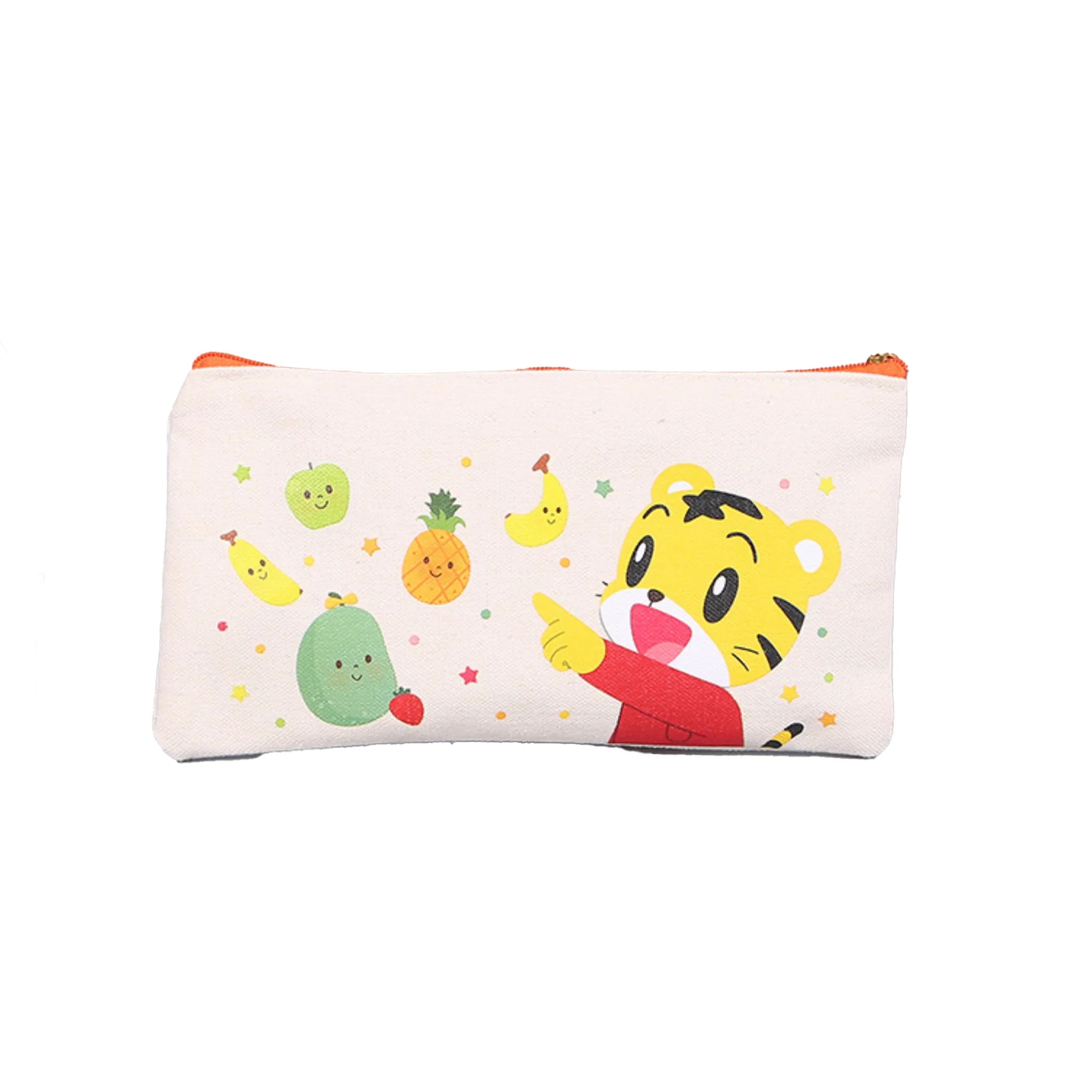 Canvas Zipper Pouch Blank Pencil Case MOQ20 2