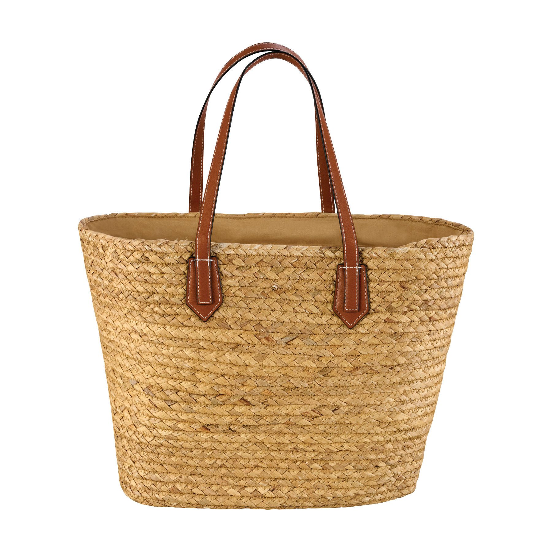 Akena Natural Hyacinth Grass Tote 7