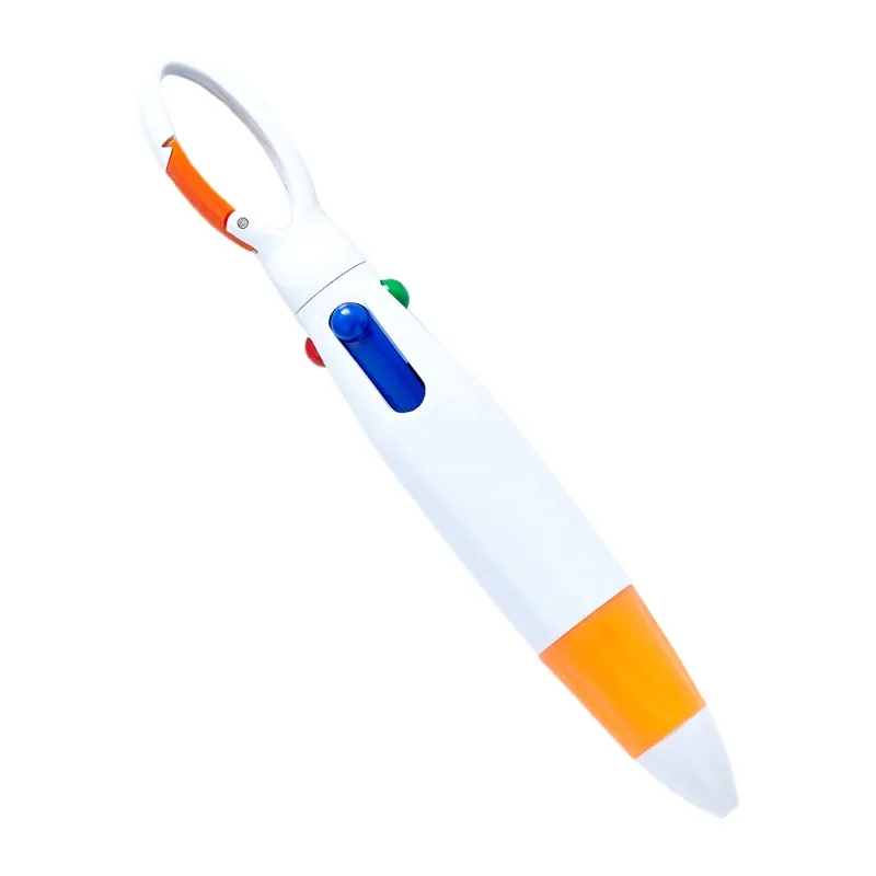 Retractable Shuttle Ballpoint Pens With Carabiner Clip 7