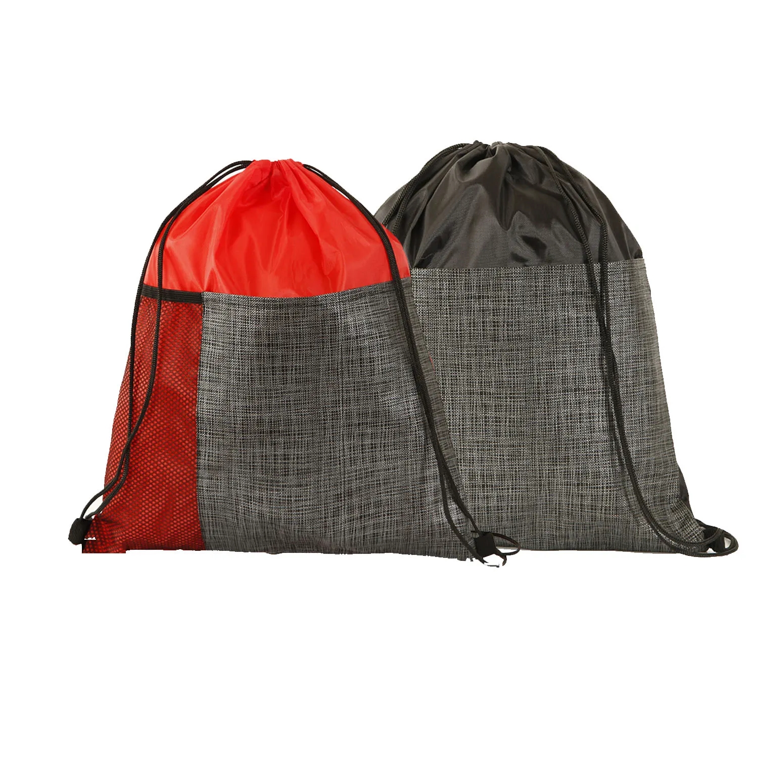 Etched Pocket Drawstring Sportpack 1