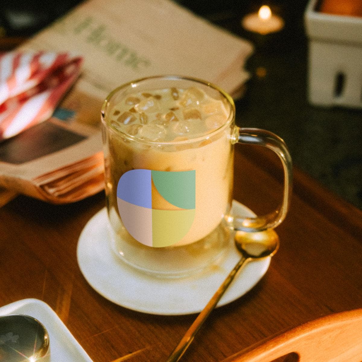 CREATED CO. 12OZ COVE GLASS MUG