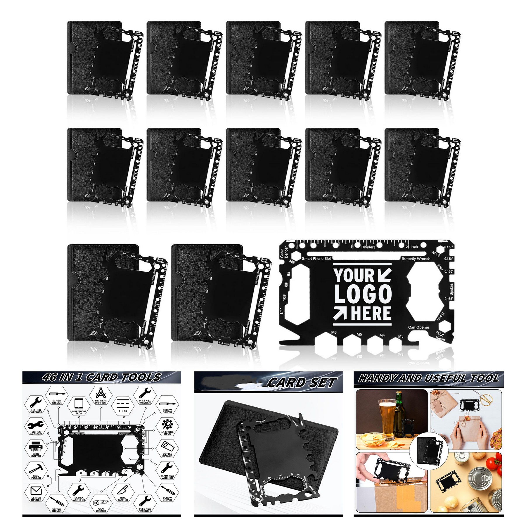 46 in 1 Metal Stainless Steel Survival Pocket Tool