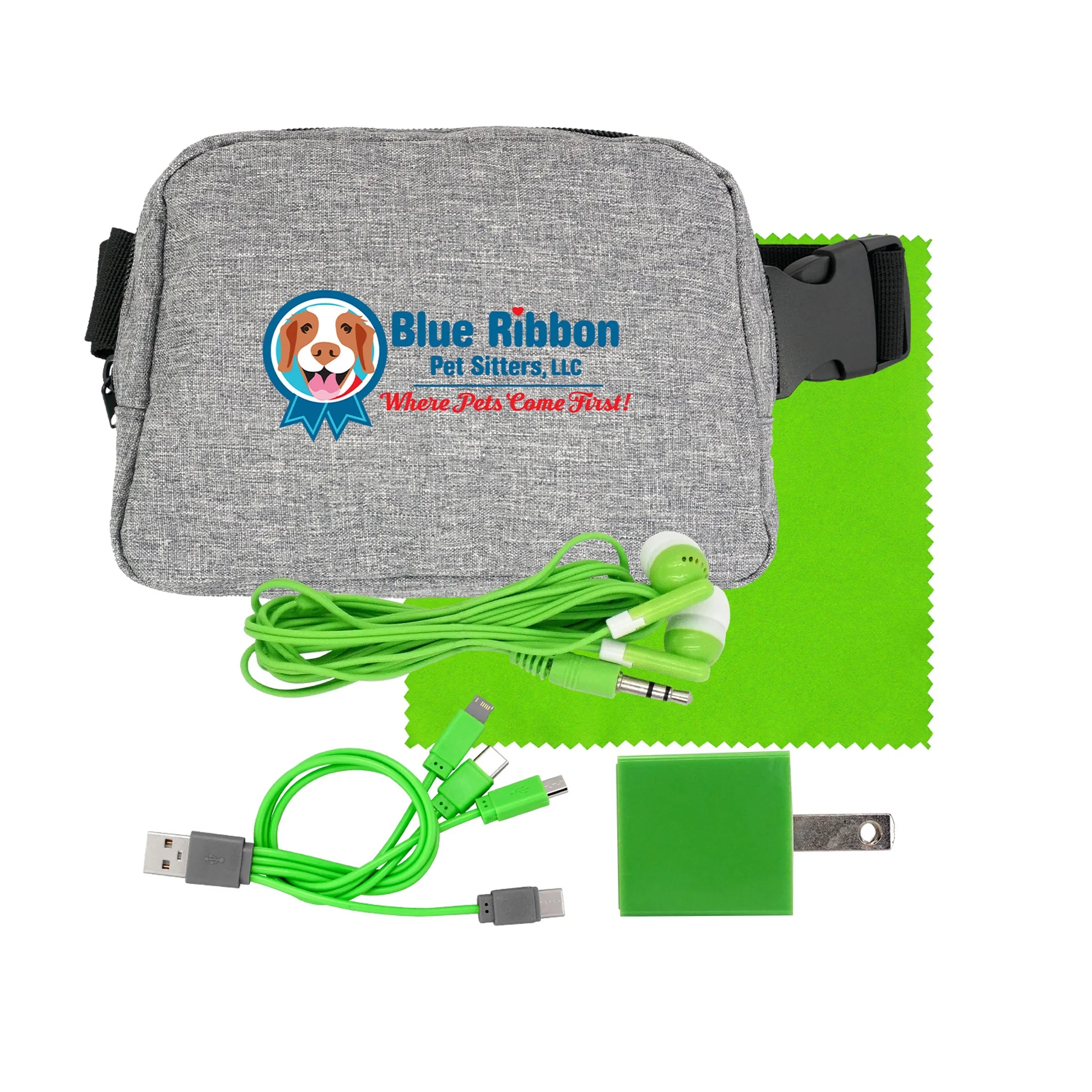 RECYCLED FANNY PACK ULTIMATE TRAVEL SET 20