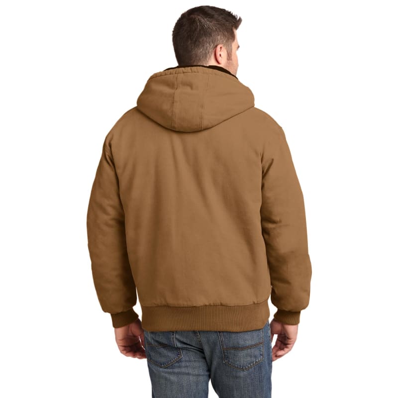 CornerStone Washed Duck Cloth Insulated Hooded Work Jacket. 20