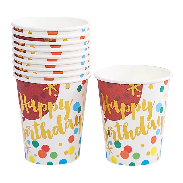 9 oz  Disposable Party Picnic Beverage Paper Cup 13