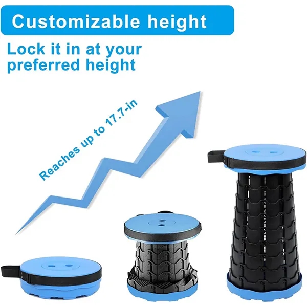 Portable Collapsible Retractable Stool for Camping 2