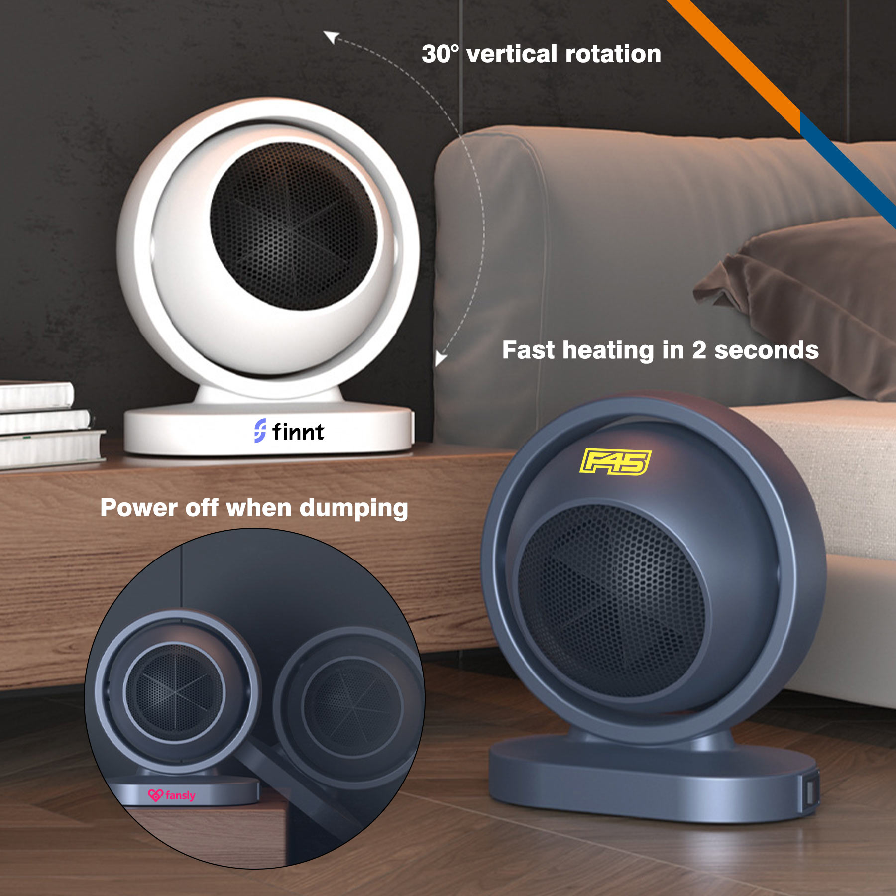 Penvix Desktop Electric Space Heater 3