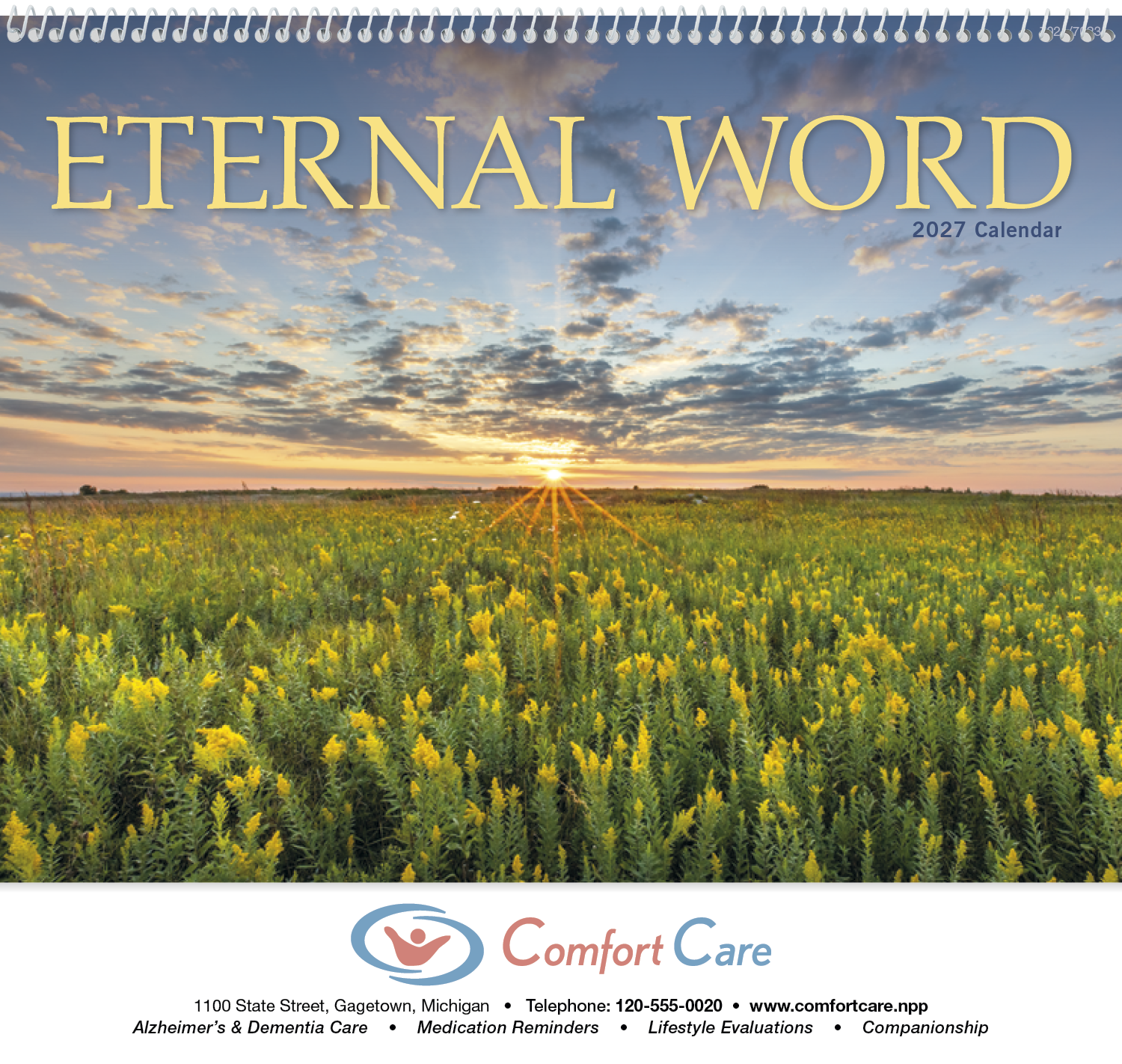 Good Value™ Eternal Word w Pre-Planning Sheet - Spiral Calendar 33
