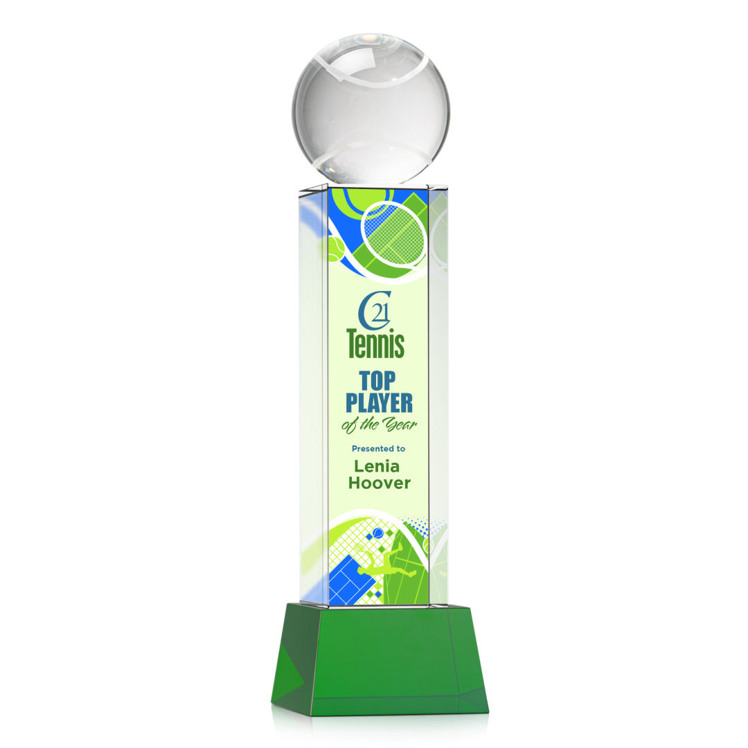 Tennis Ball VividPrint™ Award on Belcroft - Green 3
