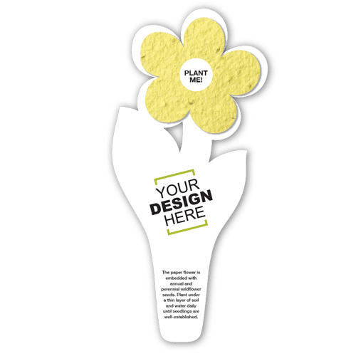 Seed Paper Flower Bookmark 18