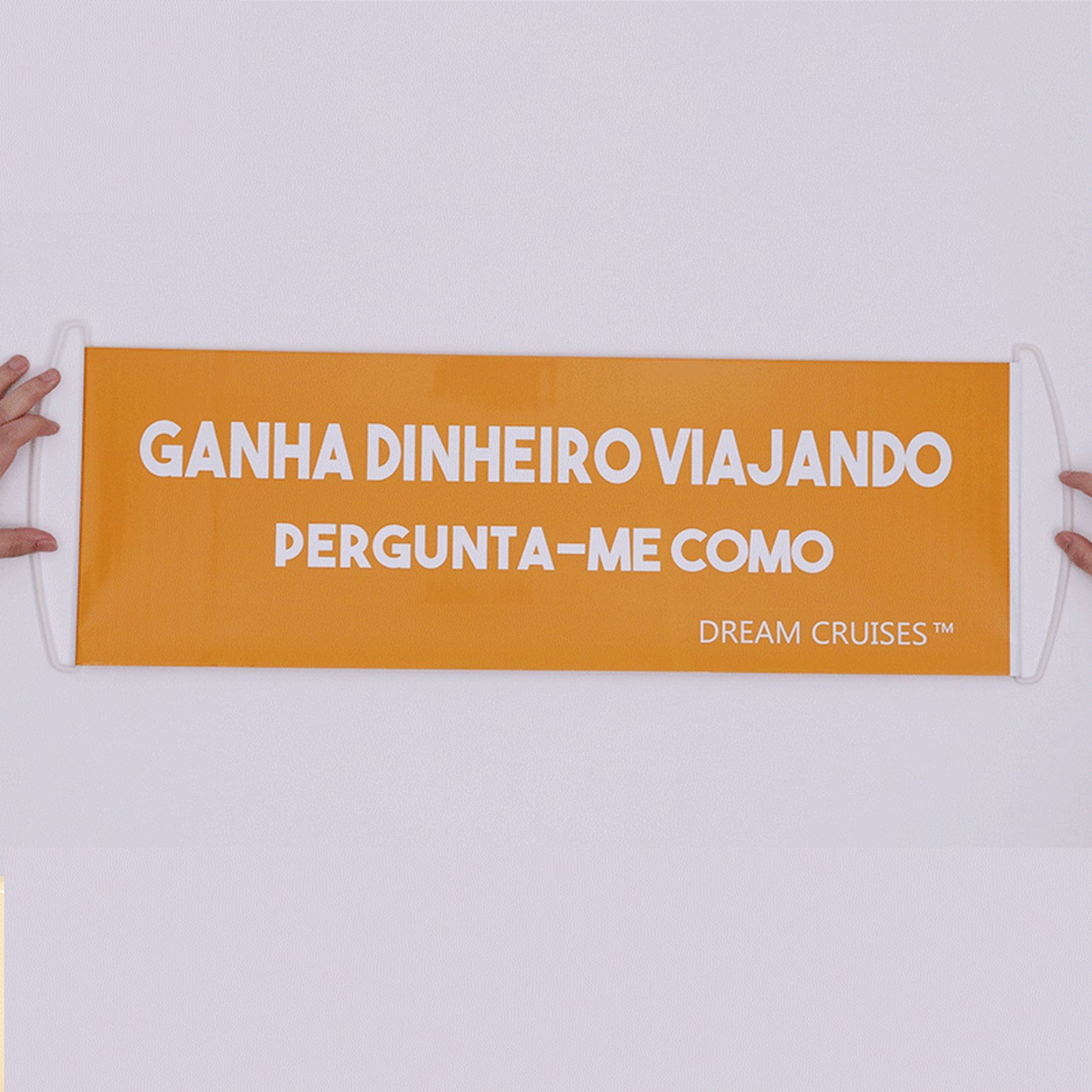 Rolling Up Banner Automatic Contraction Handheld Flag 2