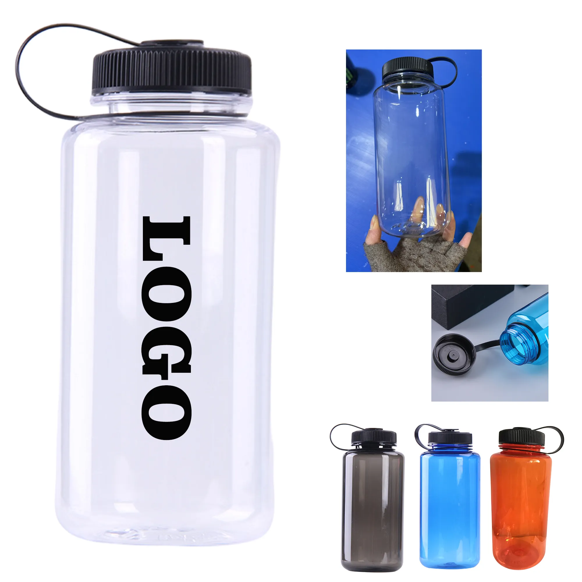 32oz Wide Mouth Bottle with Handle MOQ 50PCS 2