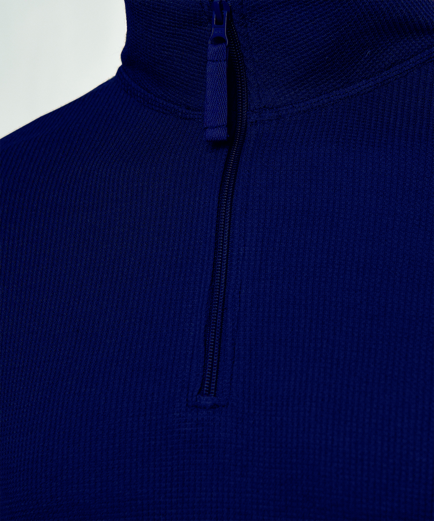 Men's Lightweight Waffle Quarter Zip Pullover 35