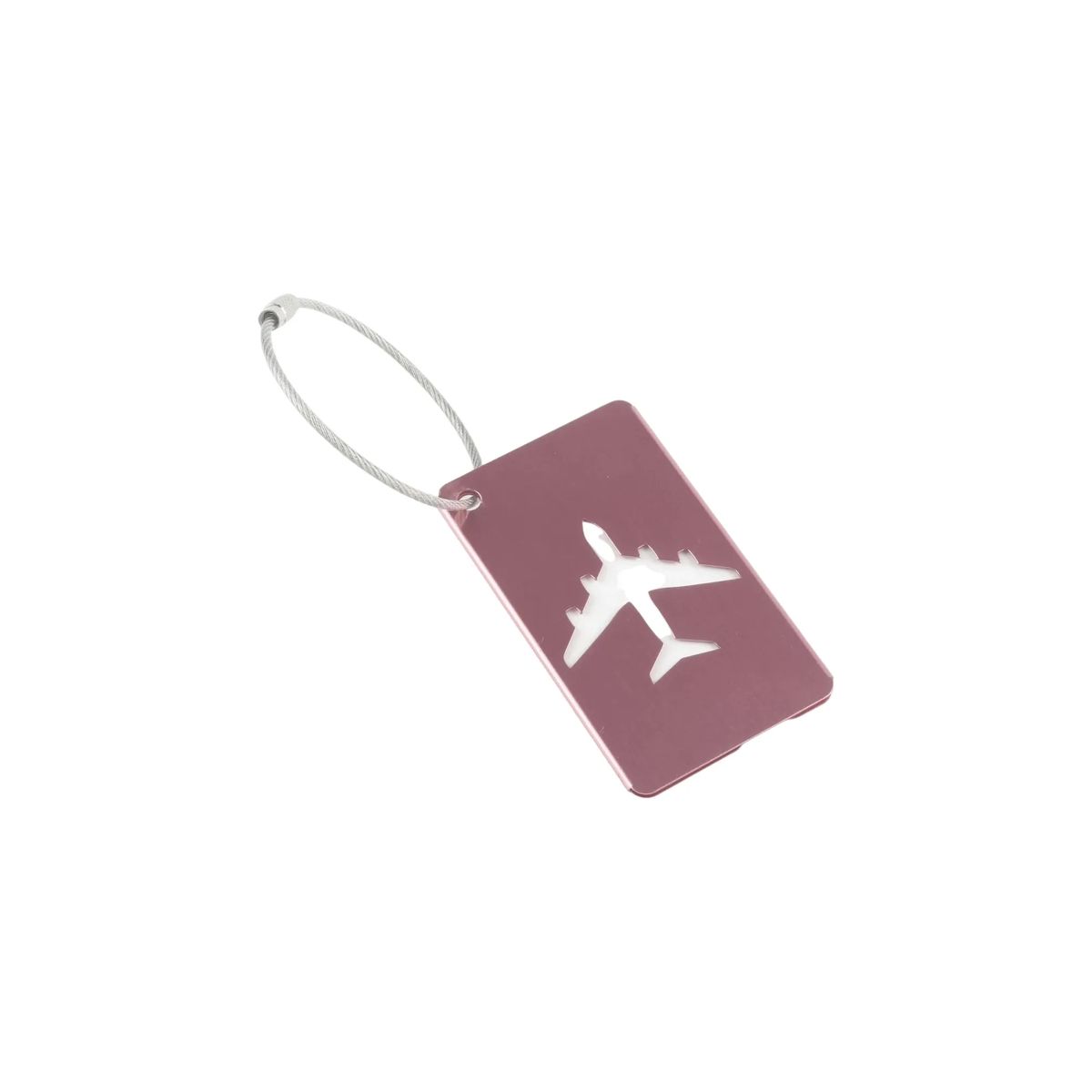 Durable Aluminum Luggage Tag with Steel Wire Loop 12