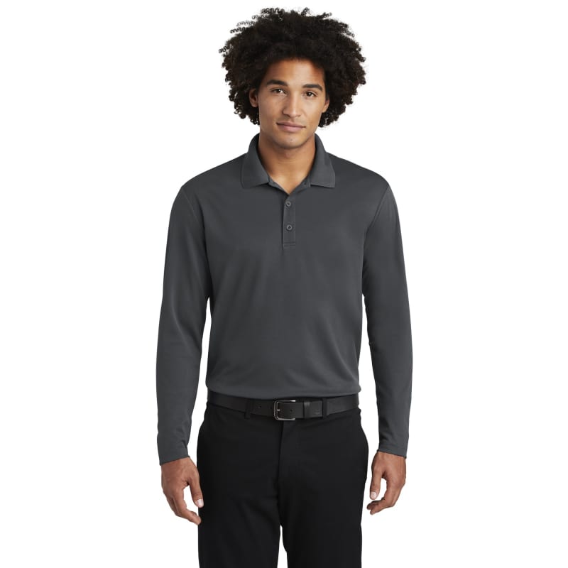 Sport-Tek PosiCharge RacerMesh Long Sleeve Polo. 21