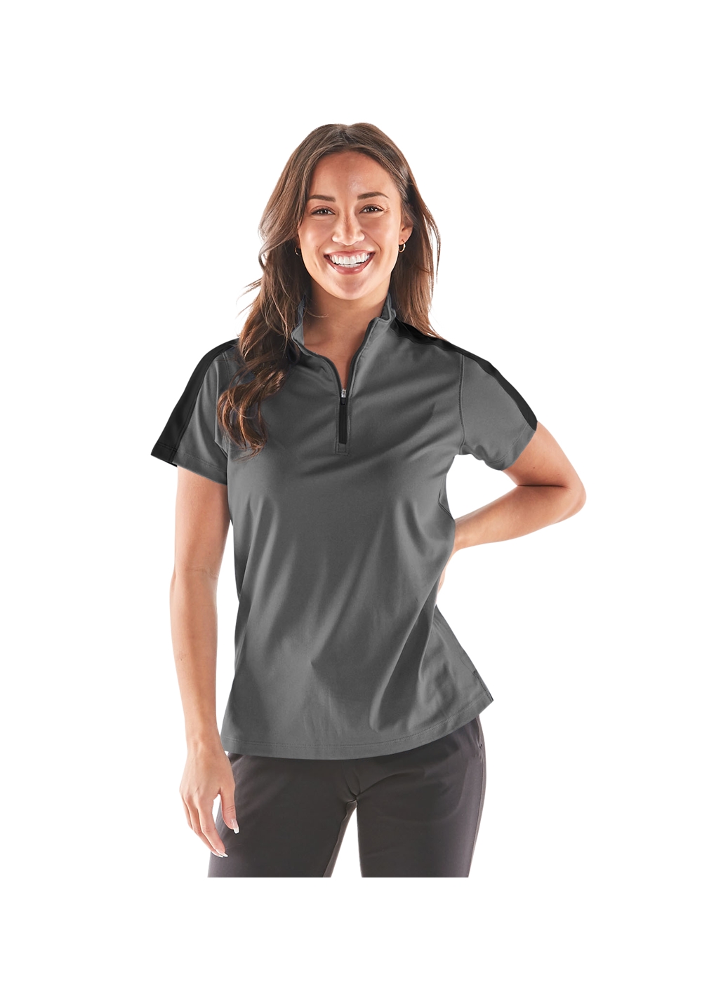 Storm Creek Women's Activator Colorblock Short Sleeve Polo 15
