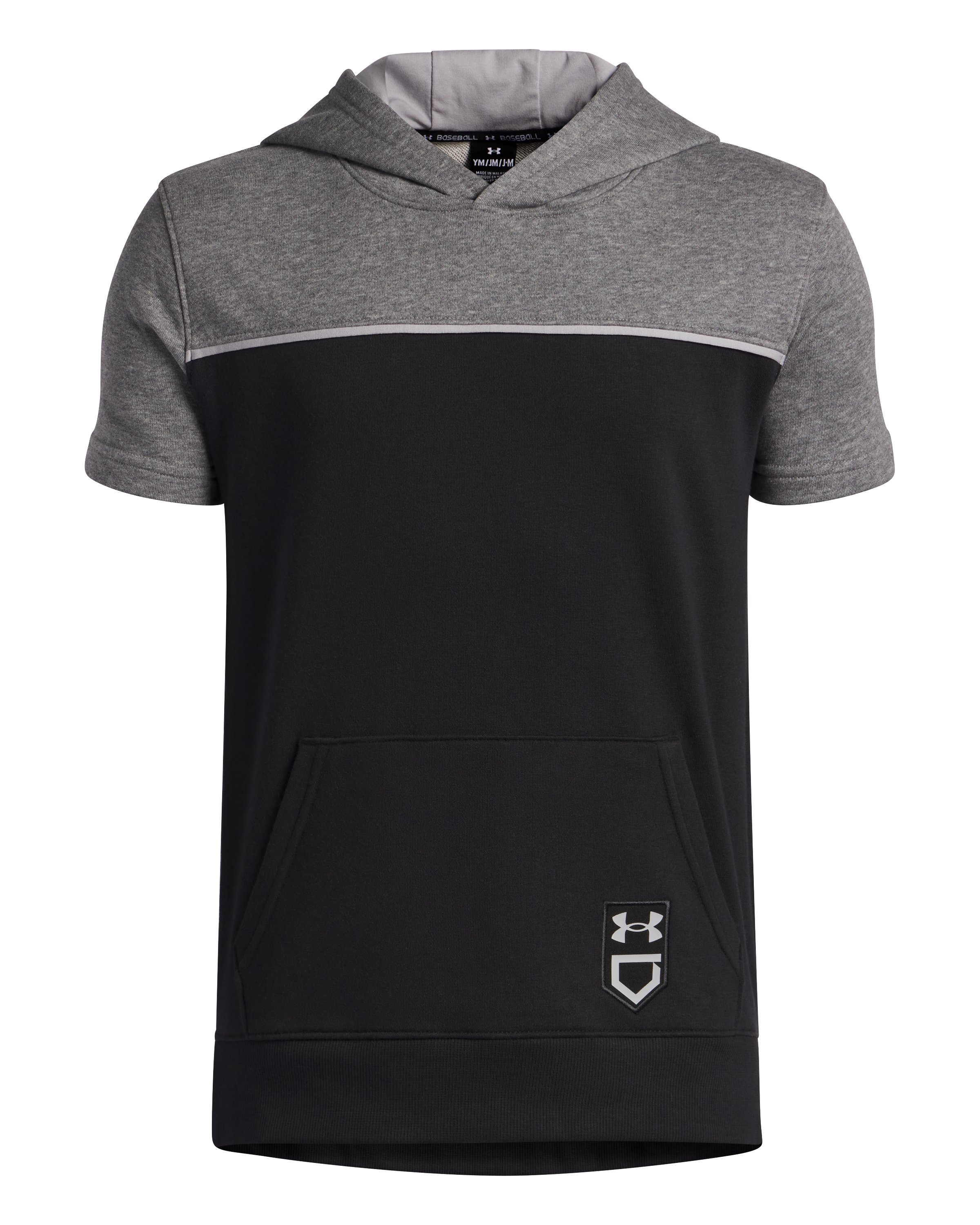UA Utility Boys' Short Sleeve Hoodie, custom hoodie or sweatshirt with logo imprint 4