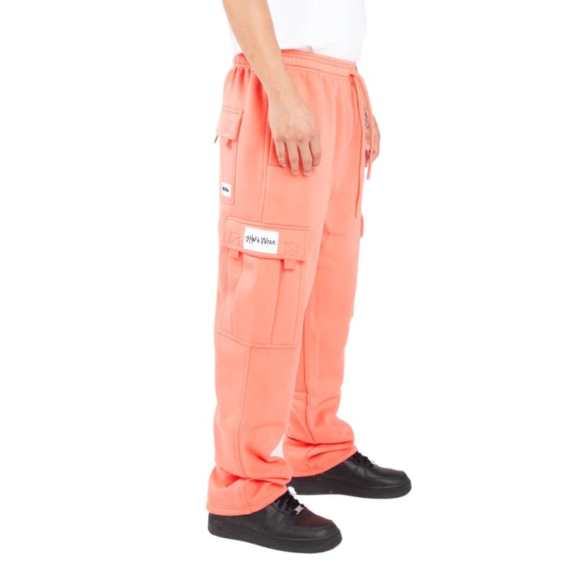 Shaka Wear Men's Fleece Cargo Pants 14