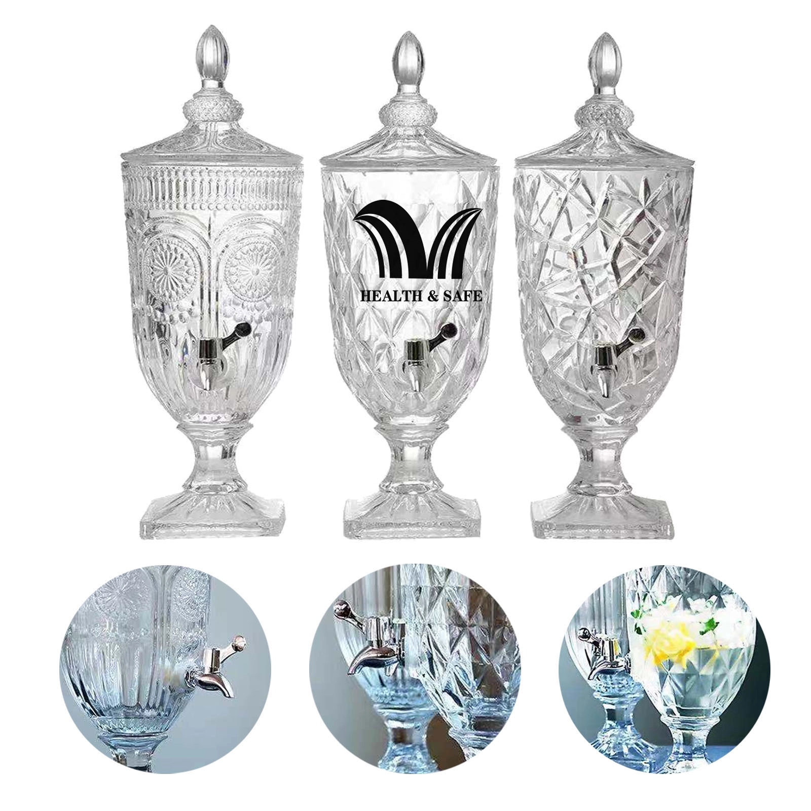 Glass Fruit Juice Pot Lid 2