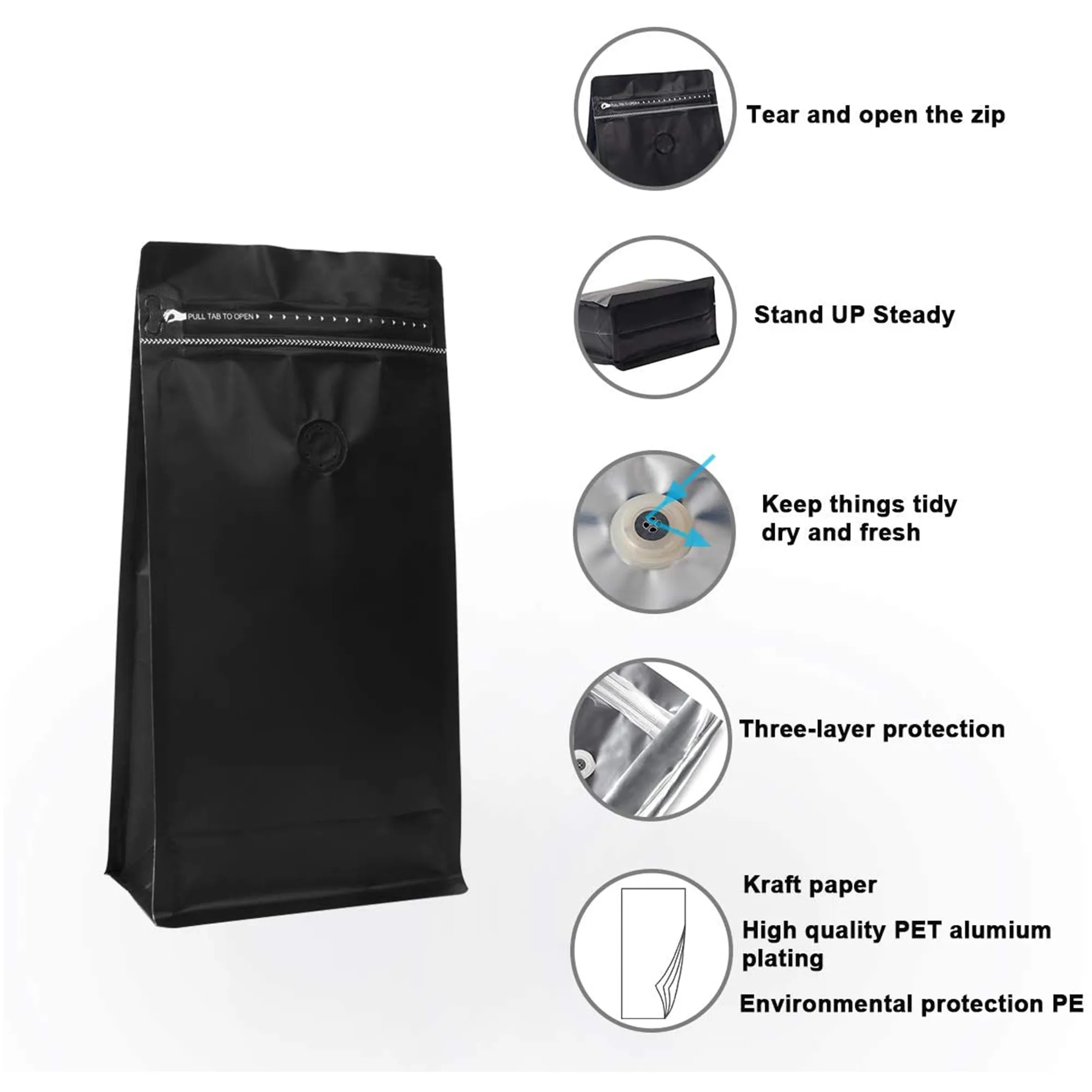 Zipper Lock Self Seal Flat Pouch 1