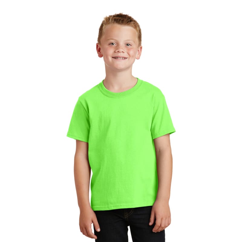 Port & Company - Youth Core Cotton Tee. 129