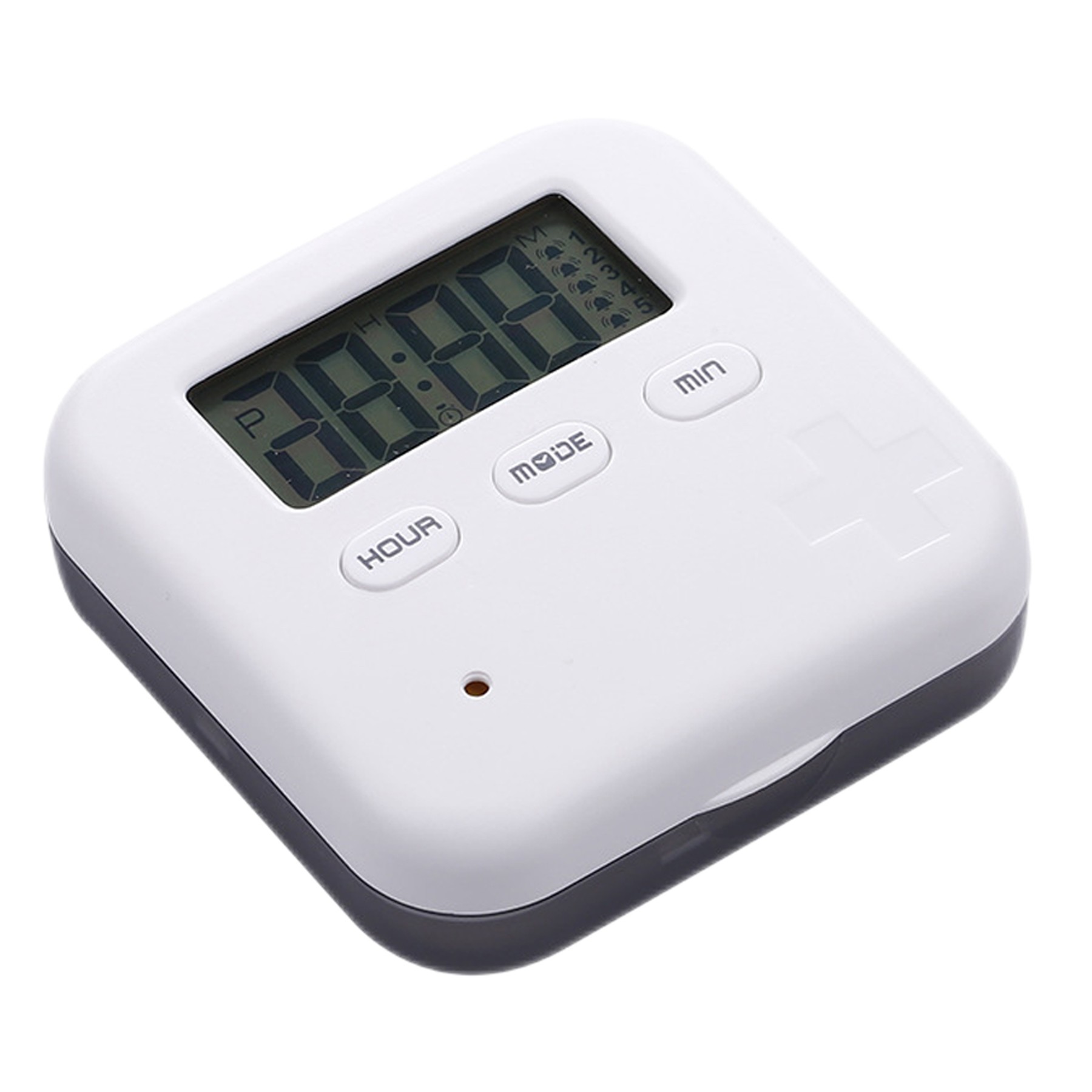 Four-Compartment Portable Pill Box Timer 3
