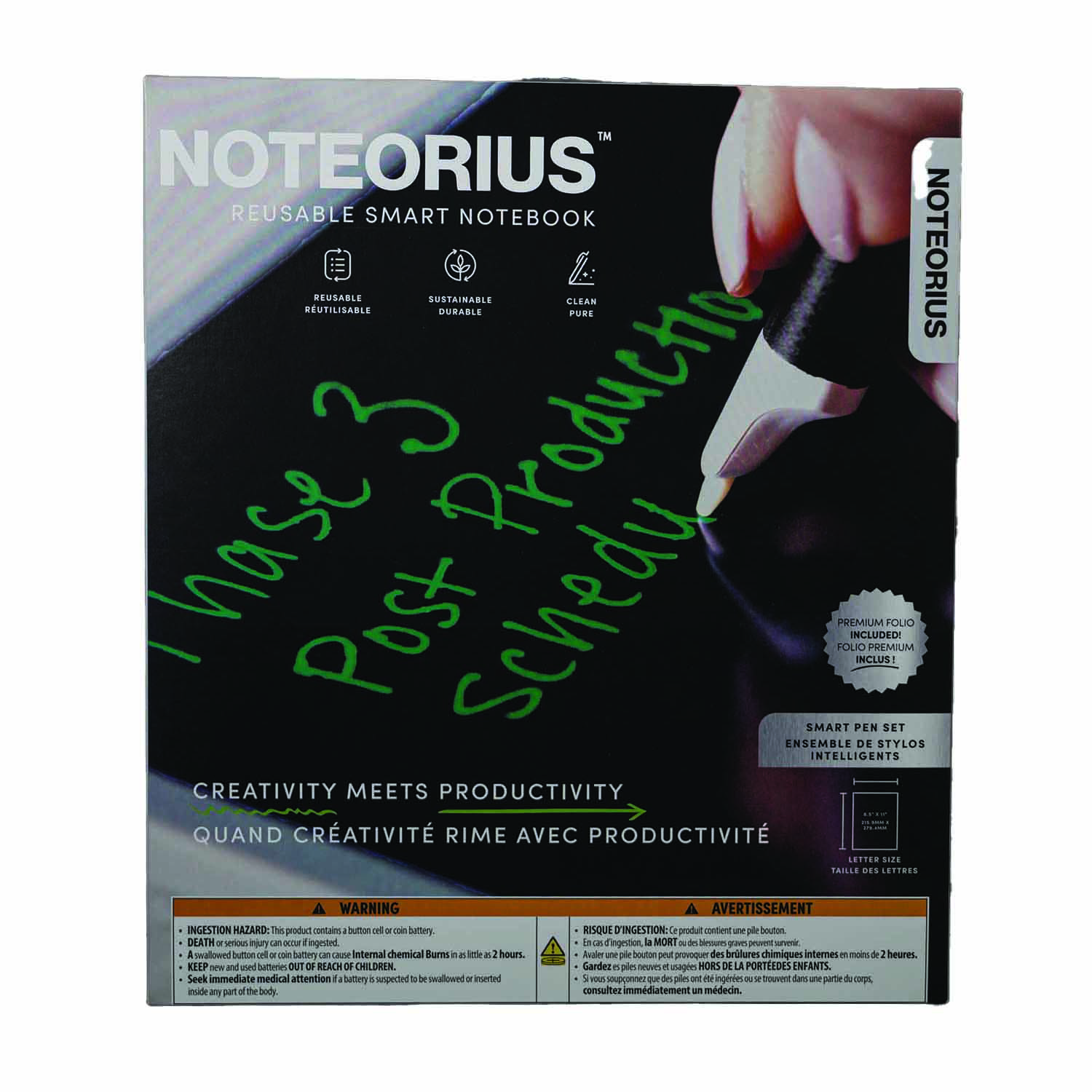 Noteorius®  Reusable Smart Notebook 2