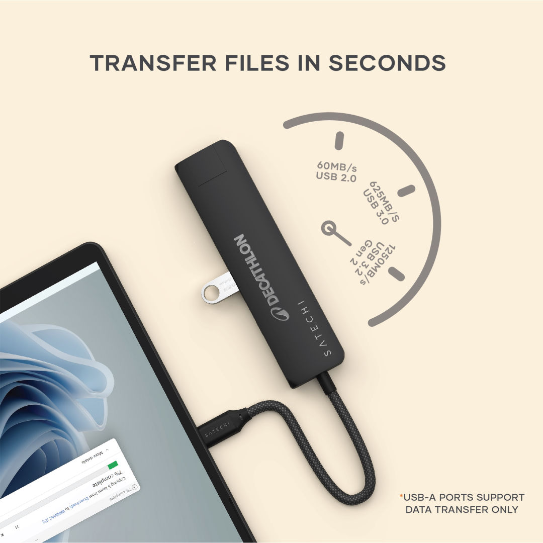 SATECHI® 7-in-1 USB-C Slim Multiport Adapter w/Ethernet 6