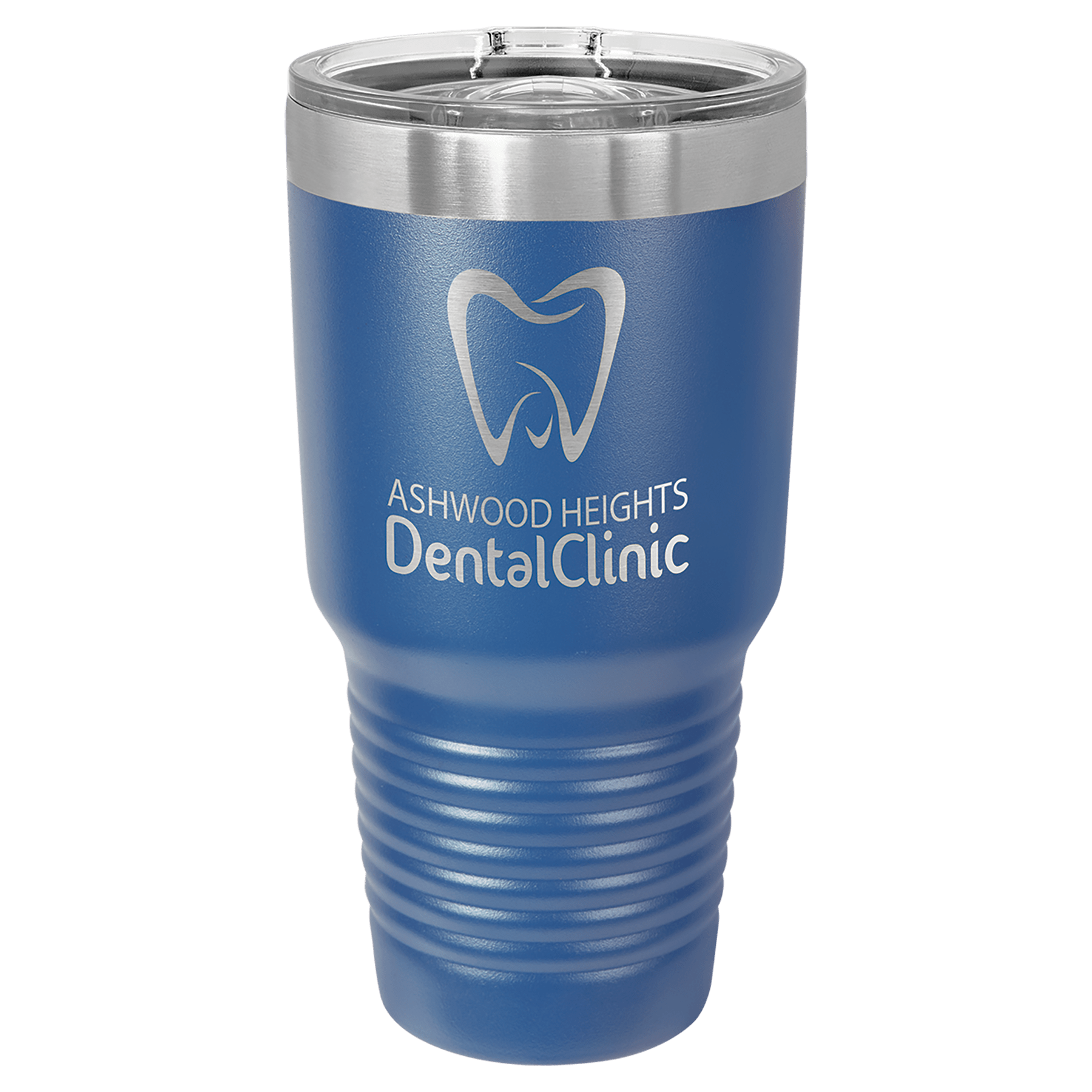 30 oz. Royal Blue Laser Engraved Polar Camel Ringneck Tumblers w/Slider Lid 2