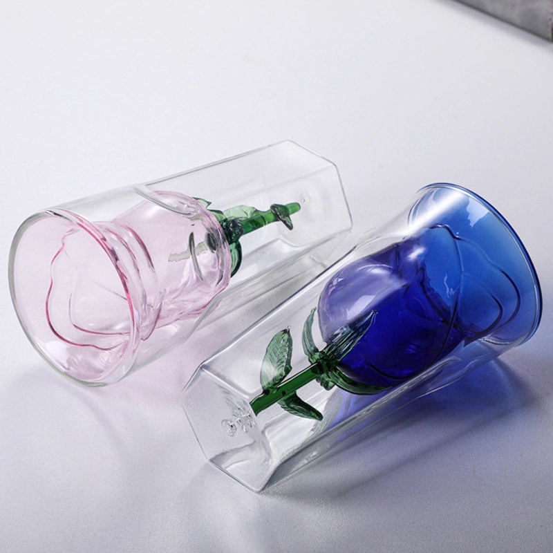 6 OZ. Rose Glass Wine Champagne Gift Drinking Cup 13