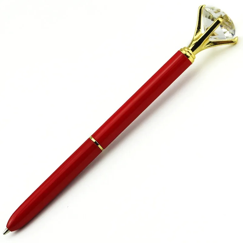 Retractable Metal Crystal Ballpoint Pens 6
