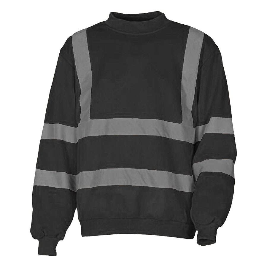 VISIPRO Reflective Safety Sweatshirt with Bands & Brace - 4