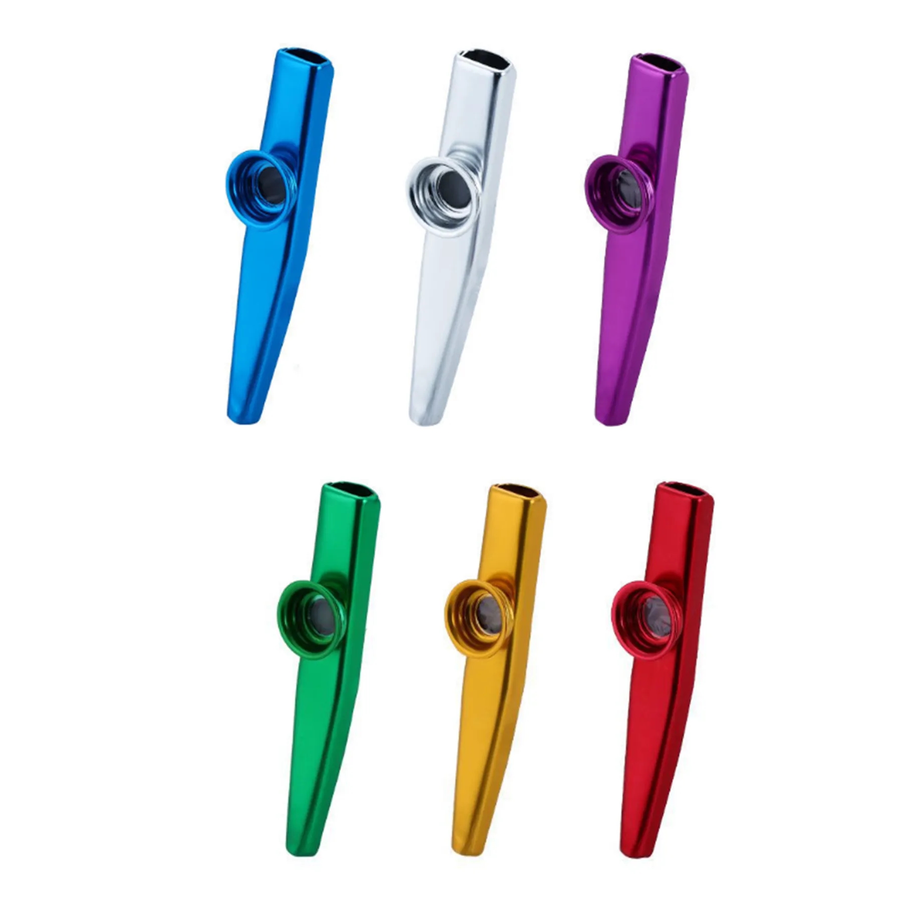 Multi-colored Metal Kazoo Percussion Accompaniment 4