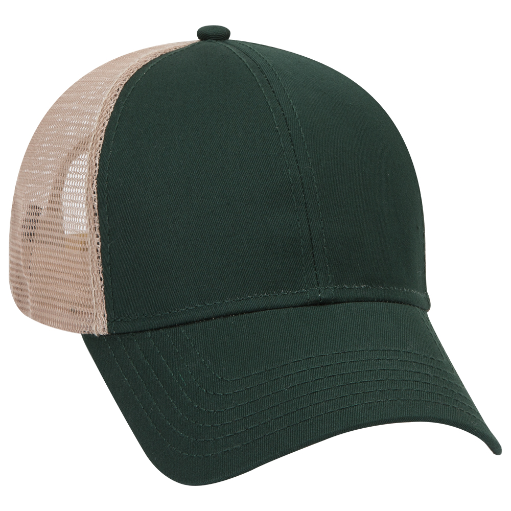 OTTO CAP 6 Panel Low Profile Mesh Back Trucker Hat 2