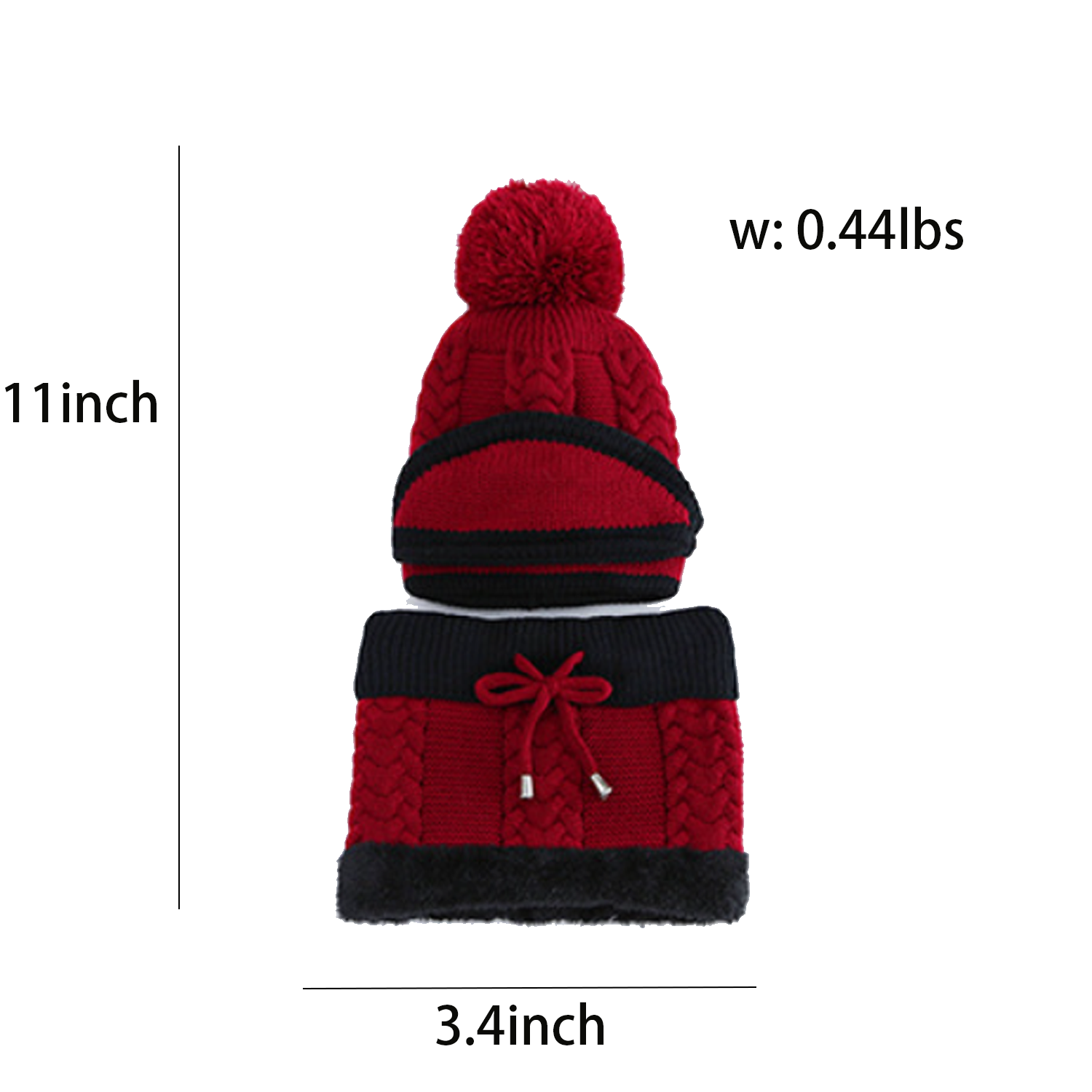 Beanie Hat Scarf and Mask Set 1