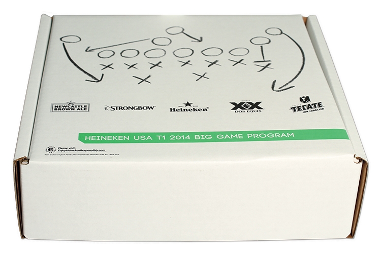 10" x 10" x 3" - B-Flute Outside Tuck Box 1