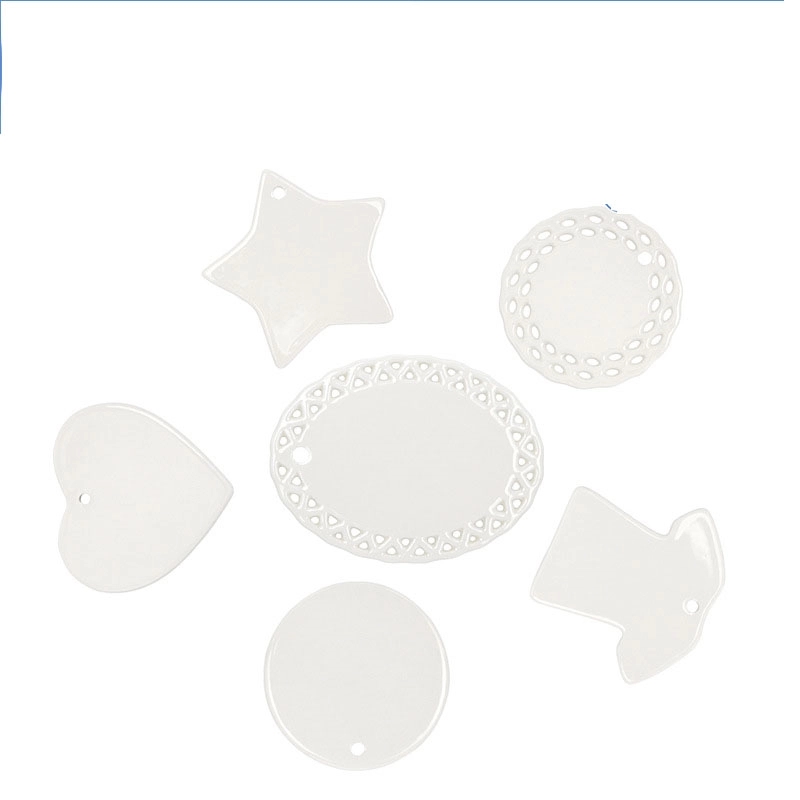 Full-Color Sublimation Ceramic Ornament 1