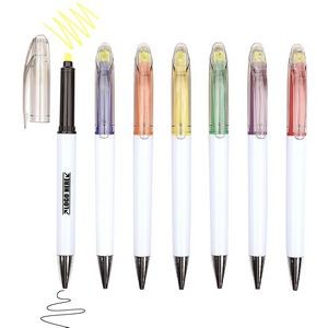 Ballpoint Pen With Color Highlighter 3