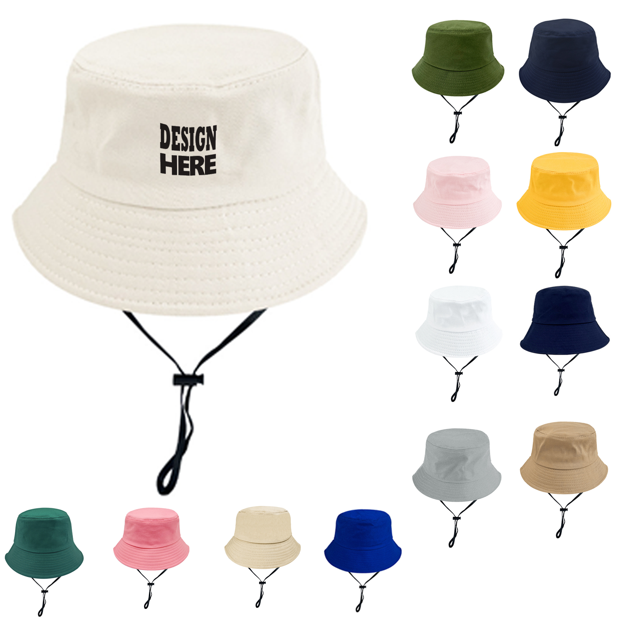 Premium Cotton Sun Bucket Hat 2