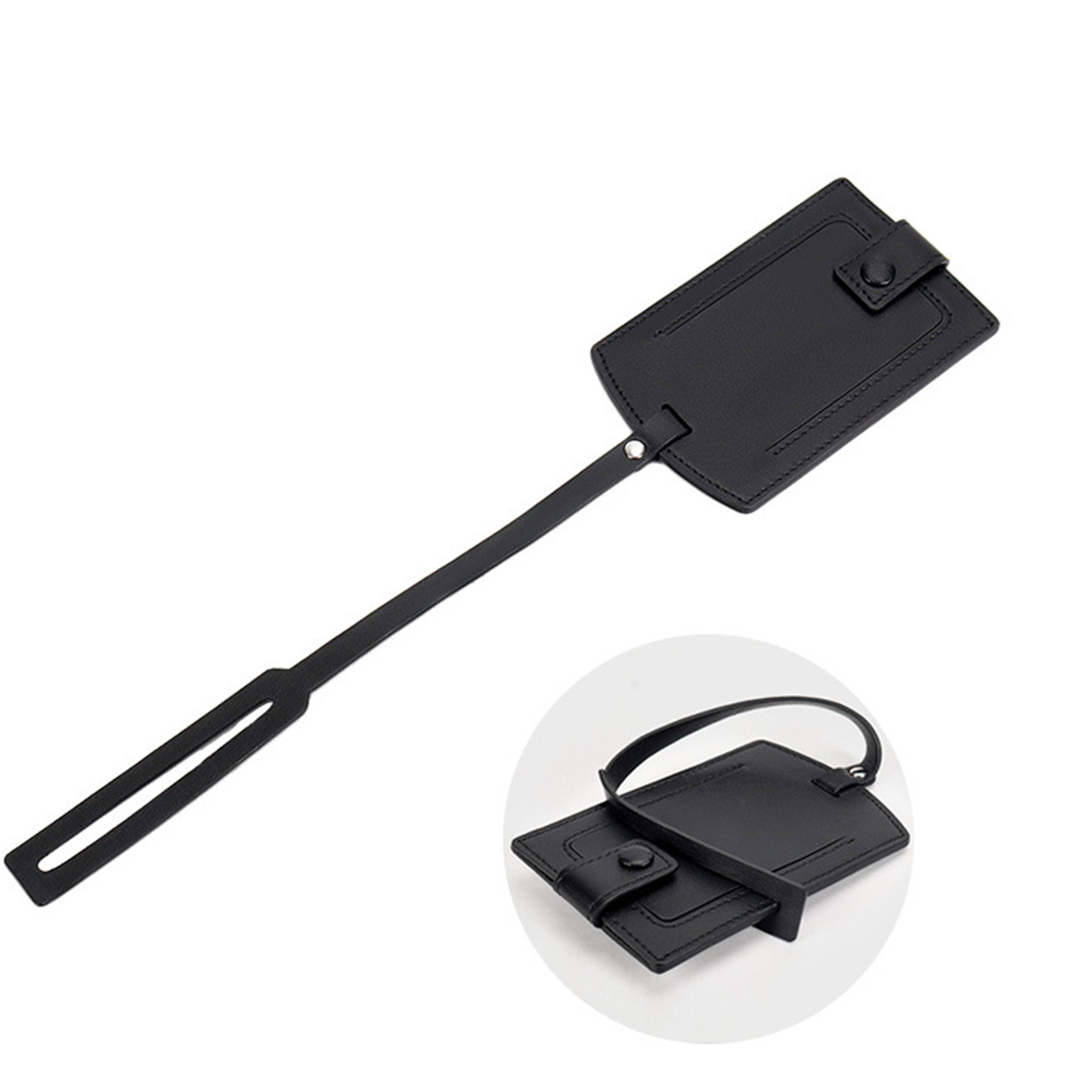 Genuine Leather Luggage Tag for Suitcase 3