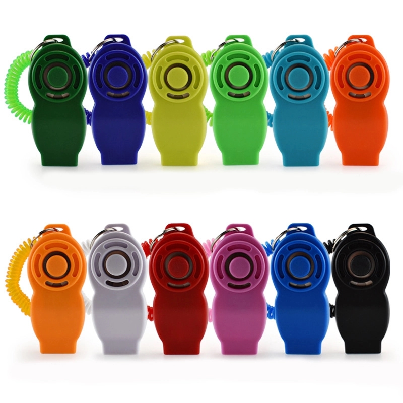 2-in-1 Pet Clicker Whistle Keychain 2