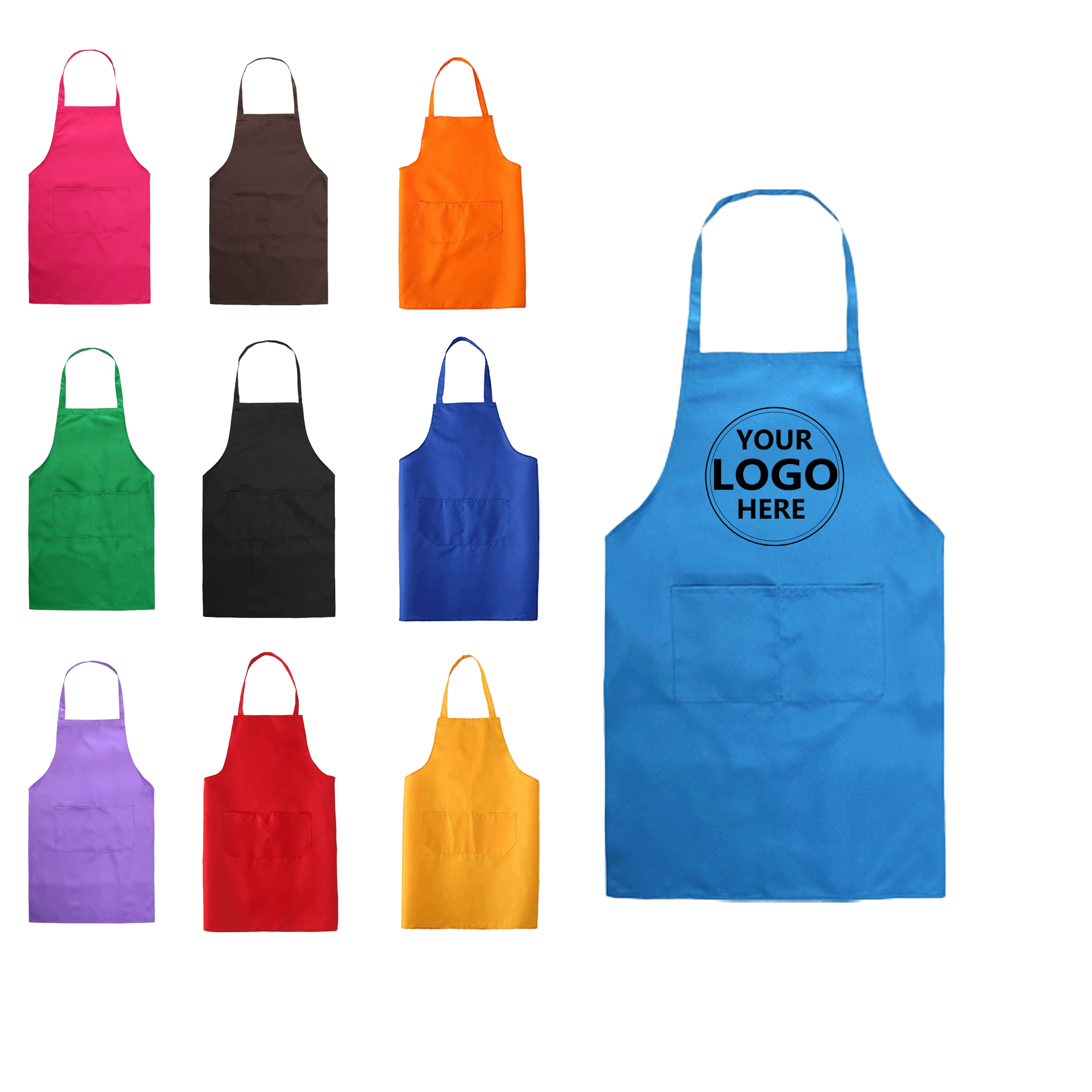 Stain-Resistant Waterproof Polyester Apron 2