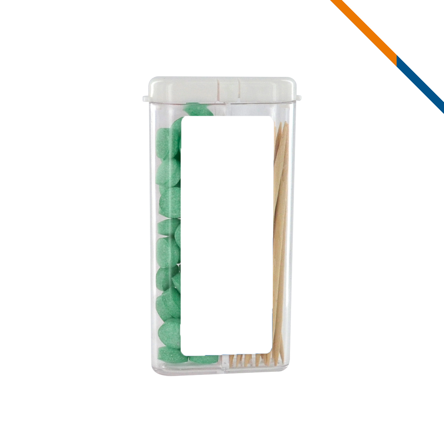 SnapPick Rectangular Flip Top Mints And Toothpicks 8